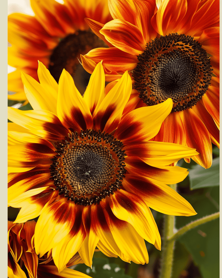 Sunflower Compact Spray seeds (Helianthus annuus) – organic annual flower