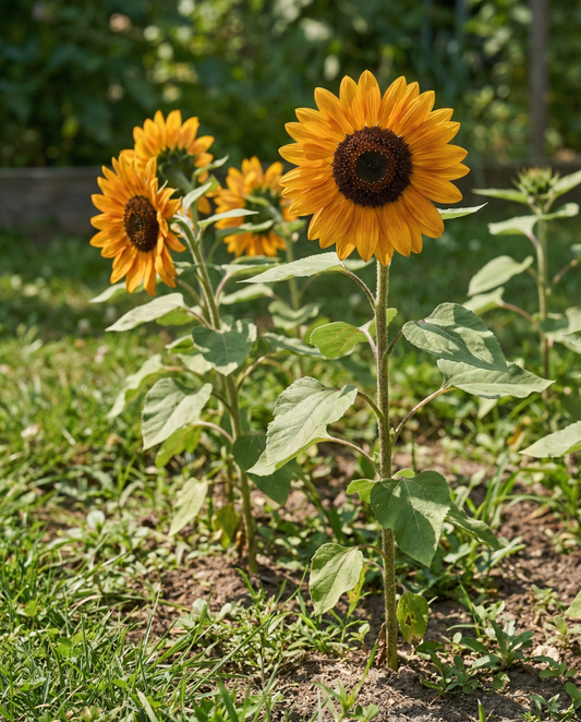 Sunflower Nakdi F1 Pollen Free (Helianthus annuus) – organic annual flower seeds from SeedsChoice