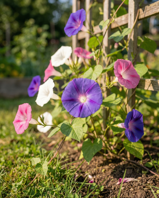 Mixed Pack (Ipomoea purpurea) – organic annual flower seeds from SeedsChoice
