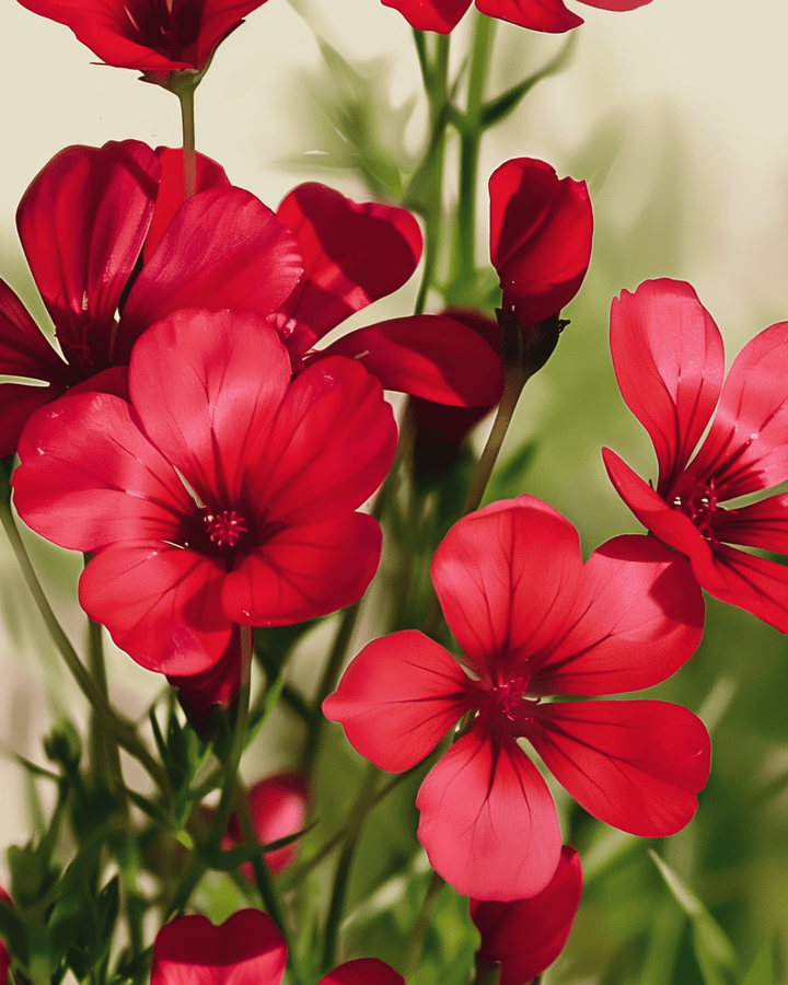 Scarlett Flax seeds (Linum grandiflorum) – organic annual flower