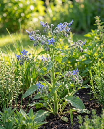 Borage (Borago officinalis) – organic annual herb seeds from SeedsChoice