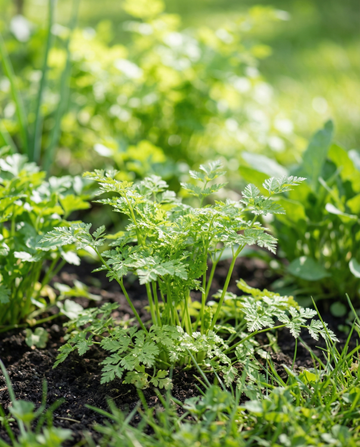 Chervil Fine Curled (Anthriscus cerefolium) – organic annual herb seeds from SeedsChoice