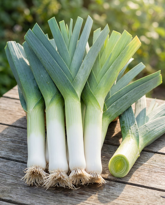 Leek Hannibal (Allium porrum) – organic annual vegetable seeds from SeedsChoice