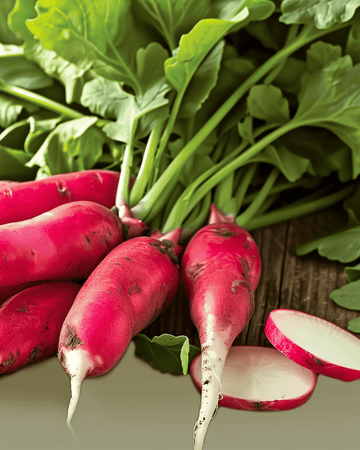 Radish French Breakfast seeds (Raphanus sativus) – organic annual vegetable