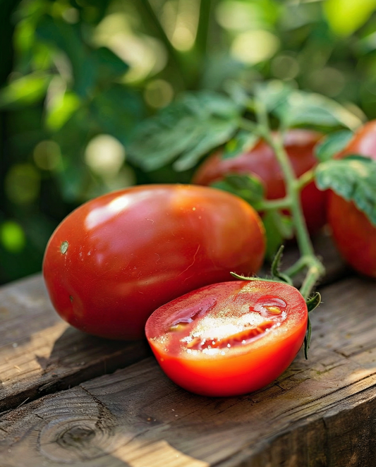 Tomato Roma Vf (Solanum lycopersicum) – organic annual vegetable seeds from SeedsChoice