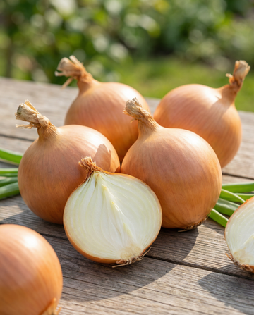 Onion Rijnsburger 5 (Allium cepa) – organic annual vegetable seeds from SeedsChoice