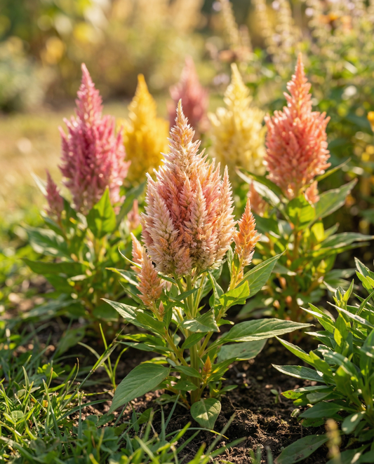 Ice Cream Mixed (Celosia argentea) – annual mix seeds from SeedsChoice