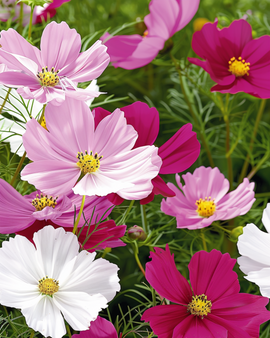 Cosmos Sensation Mixed Seeds Cosmos Bipinnatus Annual