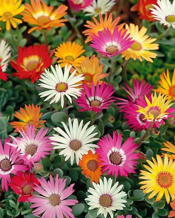 Livingstone Daisy seeds (Dorotheanthus bellidiformis) – annual mix