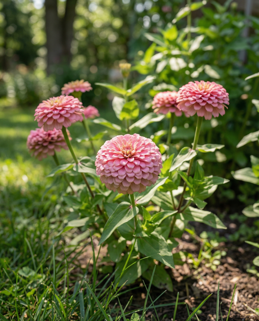 Lilliput Rose Gem (Zinnia elegans) – annual seeds from SeedsChoice