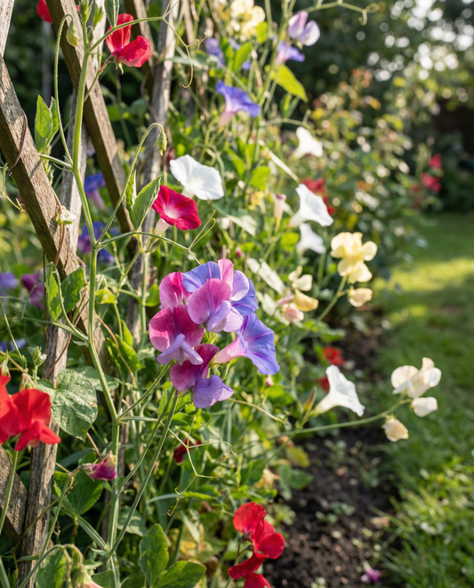 Climbing Plants Mix For Trellis And Fence Covering – annual climber seeds from SeedsChoice