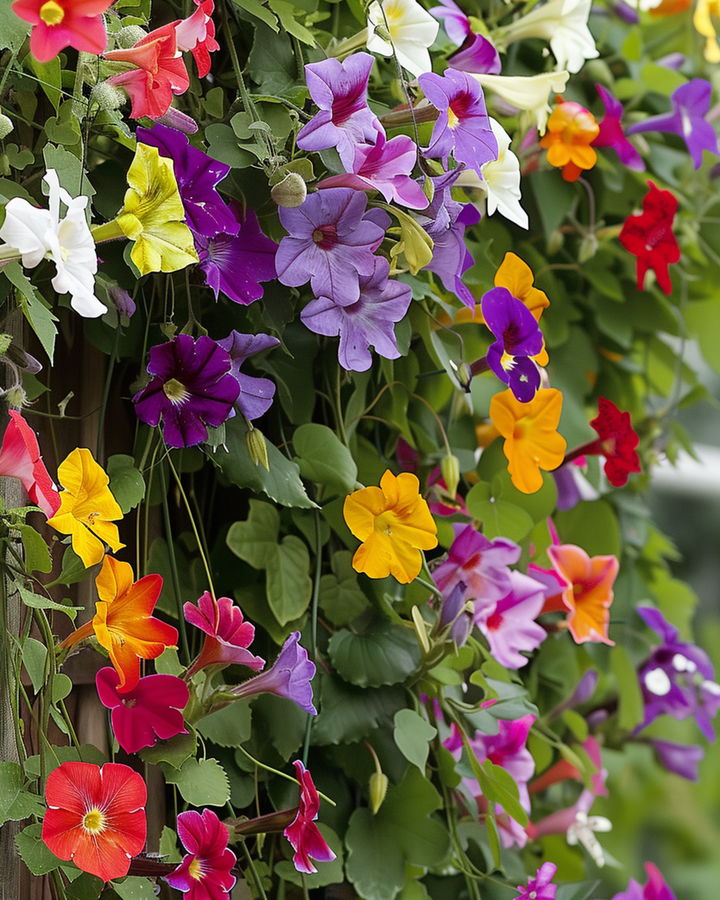 Climbing Plants Mix For Trellis And Fence Covering seeds – annual climber