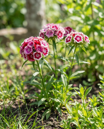 Sweet William Mixed Double Flowering (Dianthus barbatus) – biennial flower seeds from SeedsChoice