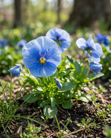 Pansy Ullwater (Viola wittrockiana) – biennial flower seeds from SeedsChoice