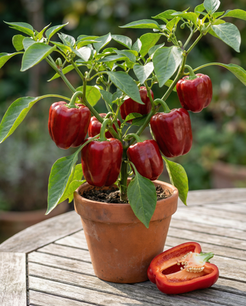 Sweet Pepper Redskin F1 (Capsicum annuum) – annual vegetable seeds from SeedsChoice