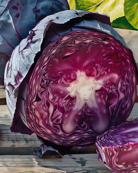 Red Cabbage Seeds Roodkop Brassica Oleracea Annual Variety