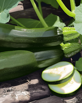 Black Forest F1 Courgette Seeds Cucurbita Pepo Annual Climbing