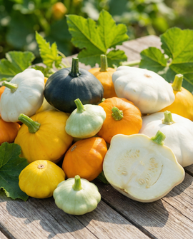 Patisson Squash Seeds Cucurbita Pepo Annual Colour Mix