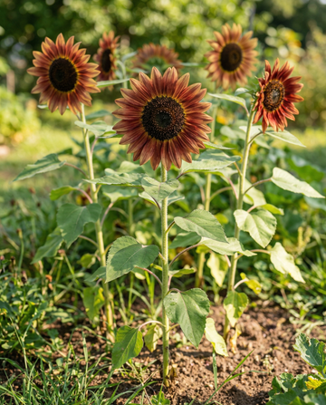 Sunflower Sunset Mixed (Helianthus annuus) – annual flower seeds from SeedsChoice