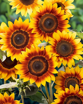 Sunflower Fantasy Seeds Helianthus Annuus Annual Flower 70 Cm