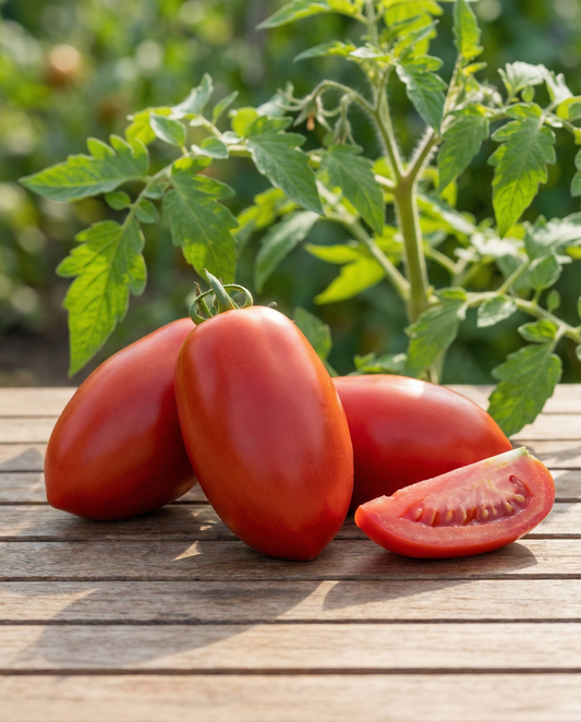 Tomato Super Roma (Solanum lycopersicum) – annual vegetable seeds from SeedsChoice