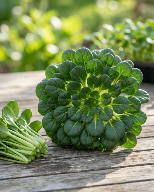 Tatsoi Microgreens (Brassica rapa) – annual microgreens seeds from SeedsChoice