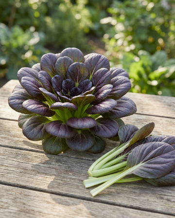 Red Tatsoi (Brassica rapa) – vegetable seeds from SeedsChoice