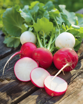 Radish Seed Tape Round Mix Raphanus Sativus Vegetables