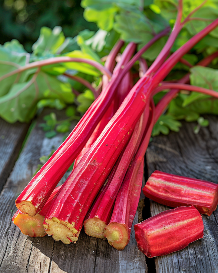 Rhubarb seeds (Rheum rhabarbarum) – perennial vegetable