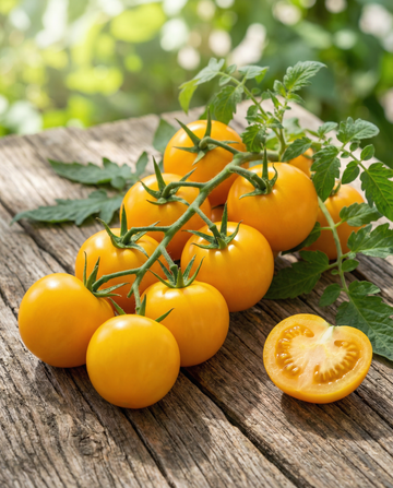 Yellow Tomato Golden Boy F1 Hybrid (Solanum lycopersicum) – vegetable seeds from SeedsChoice