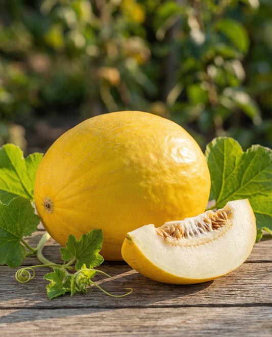 Yellow Winter Melon Giallo Inverno (Cucumis melo) – annual vegetable seeds from SeedsChoice