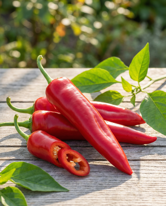 Corno Rosso Pepper (Capsicum annuum) – annual vegetable seeds from SeedsChoice