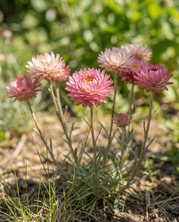 Double Mixed (Helipterum roseum) – annual flower seeds from SeedsChoice