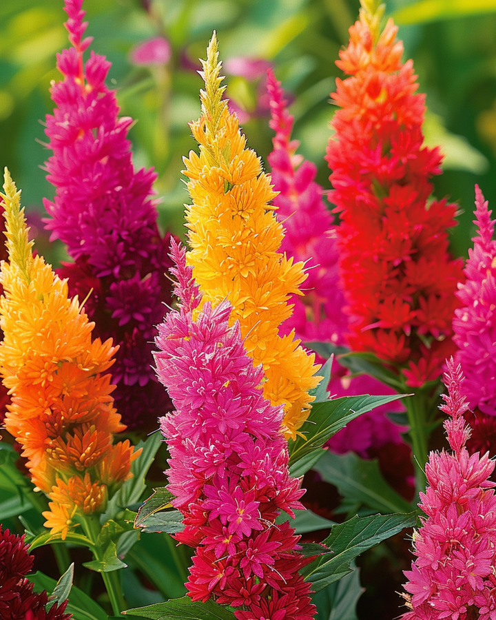 Mix Plumosa Cut seeds (Celosia argentea) – annual flower