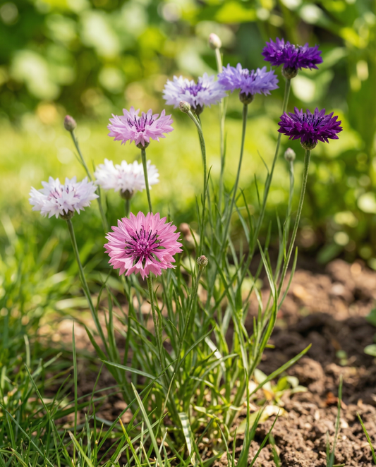 Cornflower Mixed (Centaurea cyanus) – annual flower seeds from SeedsChoice