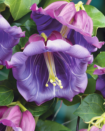 Cup And Saucer Vine Climber Purple seeds (Cobaea scandens) – annual climber