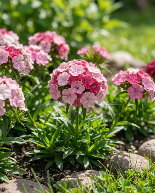 Sweet William Wee Willie Mixed (Dianthus barbatus) – annual mix seeds from SeedsChoice