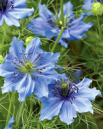 Love In The Mist Miss Jekyll Blue seeds (Nigella damascena) – annual