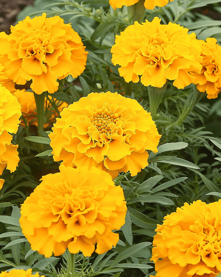 African Marigold Golden Age Dwarf seeds (Tagetes erecta) – annual flower