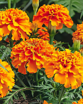French Marigold Bolero Seeds Tagetes Patula Annual