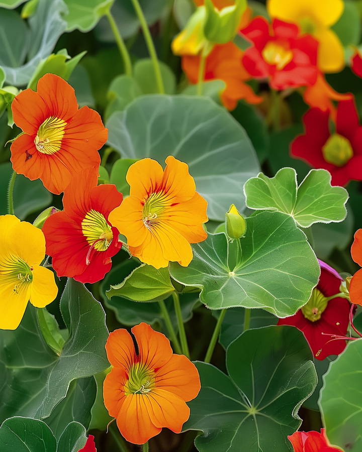 Nasturtium Mixed Single seeds (Tropaeolum majus) – annual flower