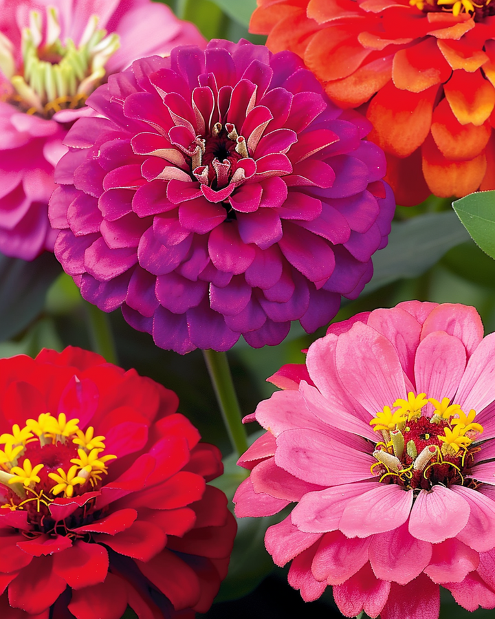Dahlia Flowered seeds (Zinnia elegans) – annual flower