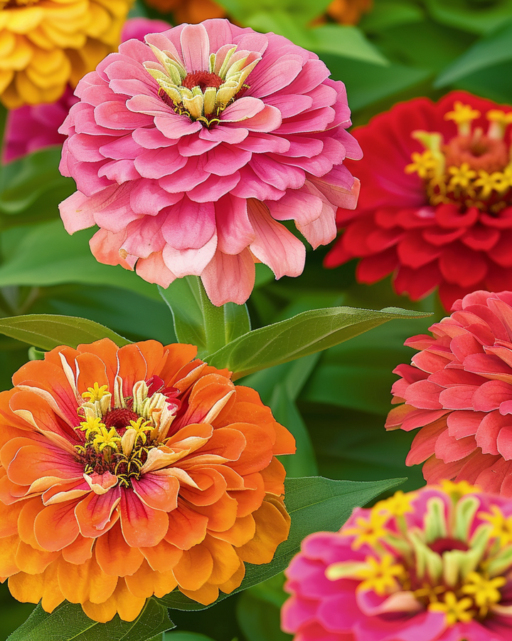 Giants Of California Mixed Colors seeds (Zinnia elegans) – annual mix