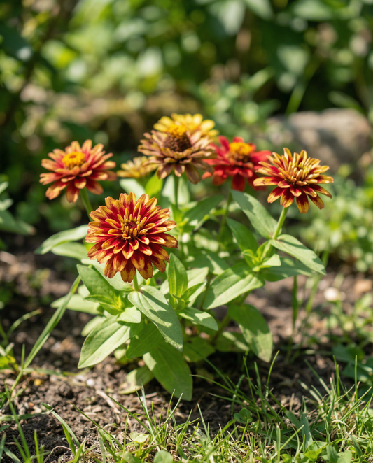 Persian Carpet (Zinnia haageana) – annual seeds from SeedsChoice