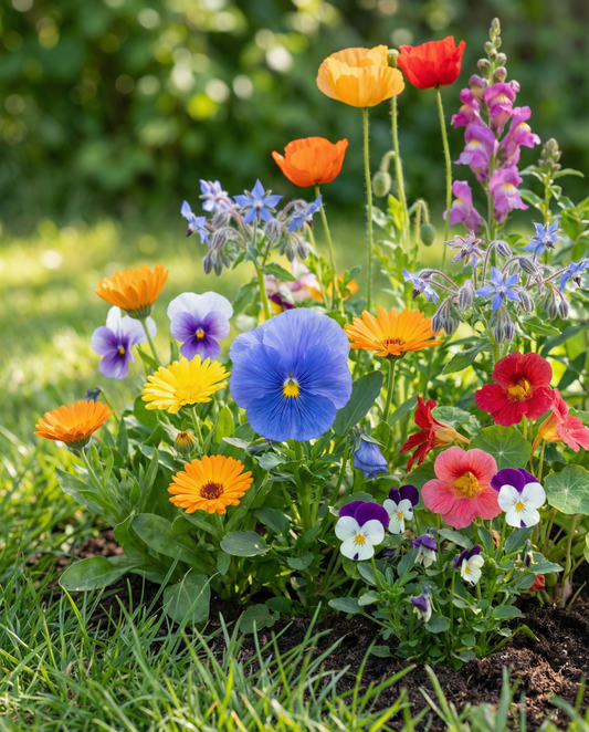 Edible Mix For Dishes And Decoration – annual flower seeds from SeedsChoice