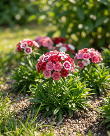 Sweet William Dwarf Mixed (Dianthus barbatus) – biennial flower seeds from SeedsChoice