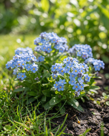 Forget-Me-Not Blue Ball (Myosotis alpestris) – biennial seeds from SeedsChoice