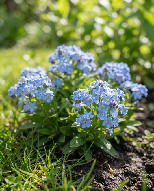 Forget-Me-Not Blue Ball (Myosotis alpestris) – biennial seeds from SeedsChoice