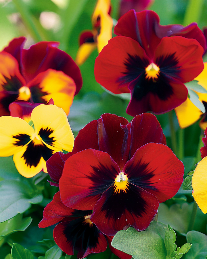 Pansy Red Wing seeds (Viola wittrockiana) – biennial flower