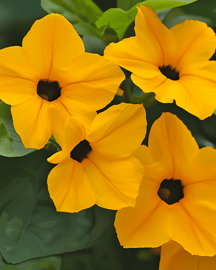 Black Eyed Susan Climber seeds (Thunbergia alata) – perennial climber